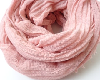 Pink scarf Pink cotton scarf light weight scarf mens white scarf  pink scarf light cotton scarf soft pink scarf