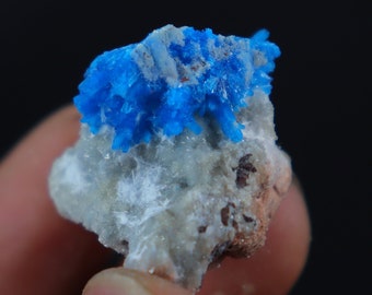 Rare Pentagonite In Matrix, Pentagonite Crystal, Natural Beautiful Pentagonite Cluster, Raw Self-Mined Pentagonite from Wagholi, Pune India