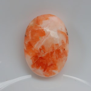 Pink Scolecite Palm stone, High-Quality Pink Scolecite Natural Pink Scolecite Palm stone, Worry Stone, Pink Scolecite Tumble, Pocket Stone
