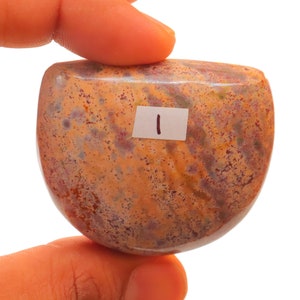 Bloodstone Palm Stone, bloodstone worry stone - bloodstone crystal slab - bloodstone gemstone - healing crystals and stones, BloodStone palm