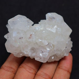 Clear Apophyllite, Clear Apophyllite Cluster, Decorative Stone, Apophyllite Crystal, Healing Crystal, Natural Crystals