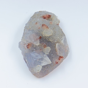 Brown Stilbite on Grey Chalcedony, Chalcedony Mineral, Brown Stilbite on Grey Chalcedony Specimen, Natural Brown Stilbite, NaturalChalcedony