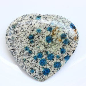 K2 Jasper Heart ,Healing Crystals and Stones, K2 Granite, K2 Jasper, Raindrop Azurite, K2 Jasper Heart, Pocket Stone.