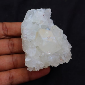 Clear Apophyllite, Clear Apophyllite Cluster, Decorative Stone, Apophyllite Crystal, Healing Crystal, Natural Crystals