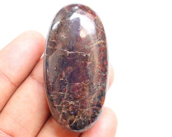 Garnet Palmstone, Polished Garnet Palm, Garnet Crystal, Natural Red Garnet Stone, Almandine - Garnet Gemstone, Attraction, Passion, Gifts.