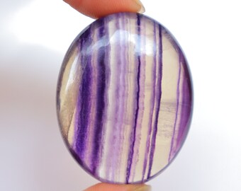 Fluorite Palm Stone (Healing Crystals and Stones), Worry Stone, Fluorite Tumble, Fluorite Heart, Pocket Stone Chakra Crystals Fluorite Stone