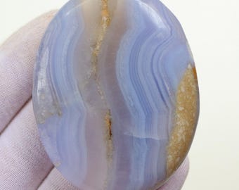 Blue lace Agate Palmstone
