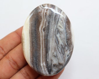 Superb Zebra Calcite Palm Stone, Phantom Banded Calcite Stone, Natural Zebra Calcite, Mexican Calcite, Pocket Stone, Zebra Calcite Crystal.