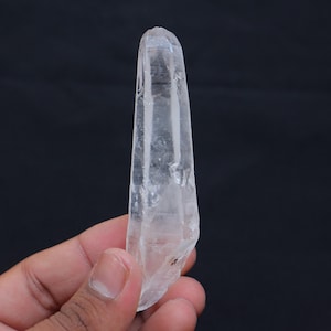 Rare Lemurian Quartz Crystal Point, Natural Lemurian Seed Crystal, Lemurian Crystal from Brazil, Master Healer, Meditation, Spirit Crystal