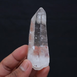 Rare Lemurian Quartz Crystal Point, Natural Lemurian Seed Crystal, Lemurian Crystal from Brazil, Master Healer, Meditation, Spirit Crystal