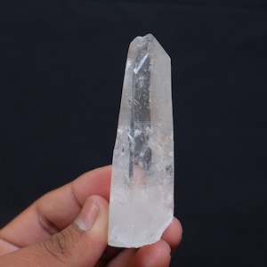 Rare Lemurian Quartz Crystal Point, Natural Lemurian Seed Crystal, Lemurian Crystal from Brazil, Master Healer, Meditation, Spirit Crystal