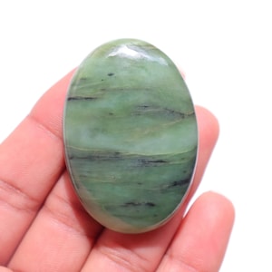 Nephrite Jade Palm Stone, Nephrite Jade Stone, Healing Crystals and Stones, Nephrite Jade Crystal, Polished Jade Stone Nephrite Jade tumbled