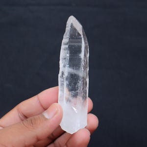 Rare Lemurian Quartz Crystal Point, Natural Lemurian Seed Crystal, Lemurian Crystal from Brazil, Master Healer, Meditation, Spirit Crystal