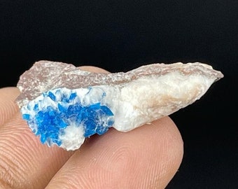 Rare Pentagonite In Matrix, Pentagonite Crystal, Natural Beautiful Pentagonite Cluster, Raw Self-Mined Pentagonite from Wagholi, Pune India