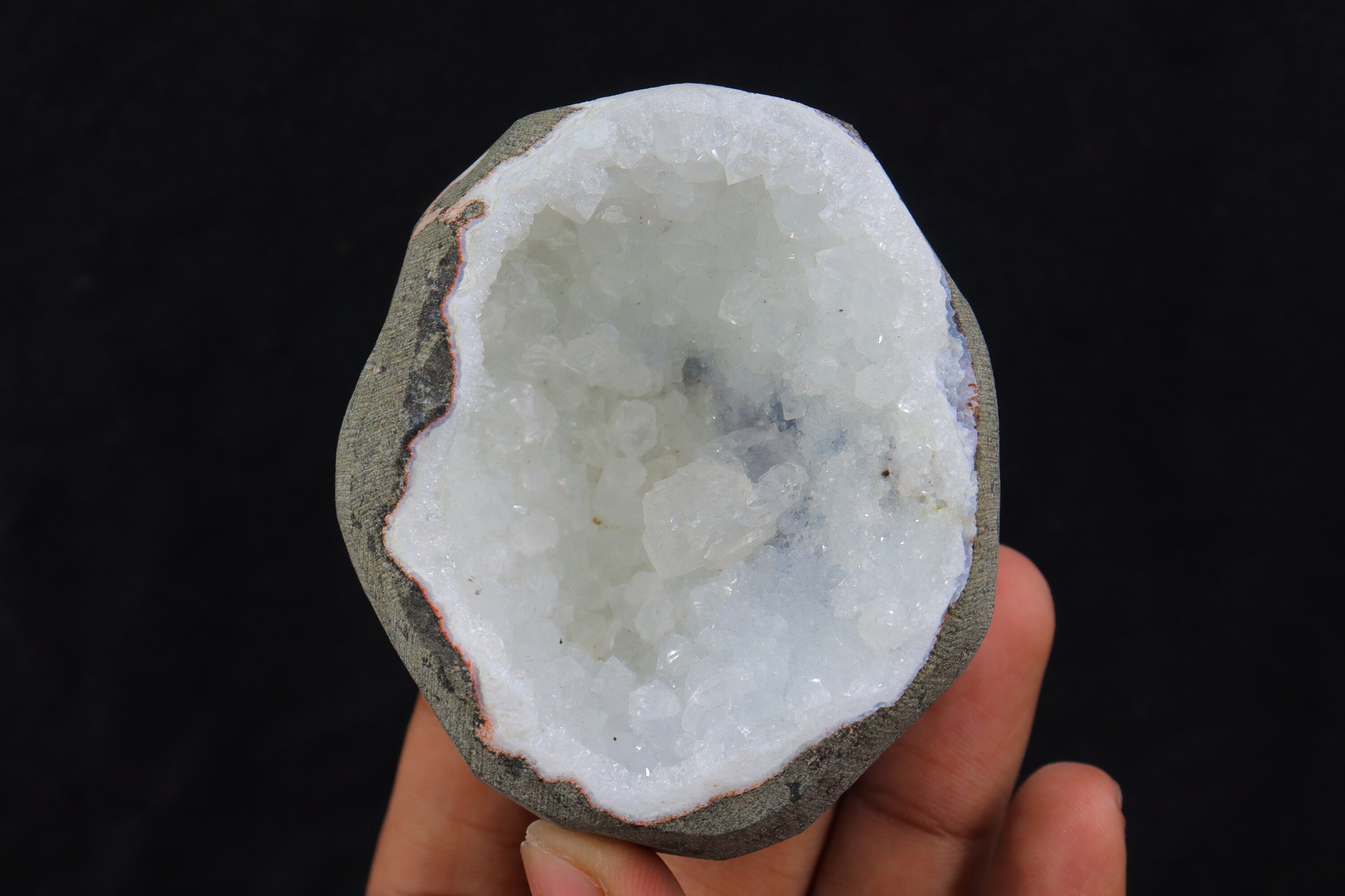 White Quartz Geode Cave Crystal Geode White Quartz Geode Etsy UK