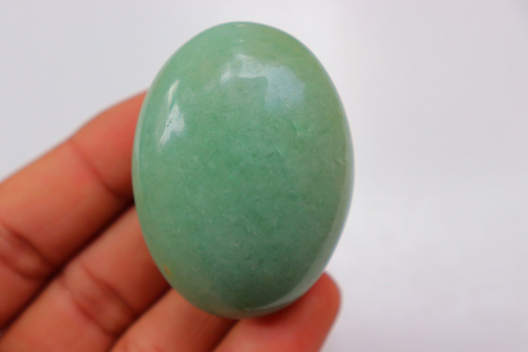 Green Aventurine Palm Stone Natural Green Aventurine Palm Etsy UK