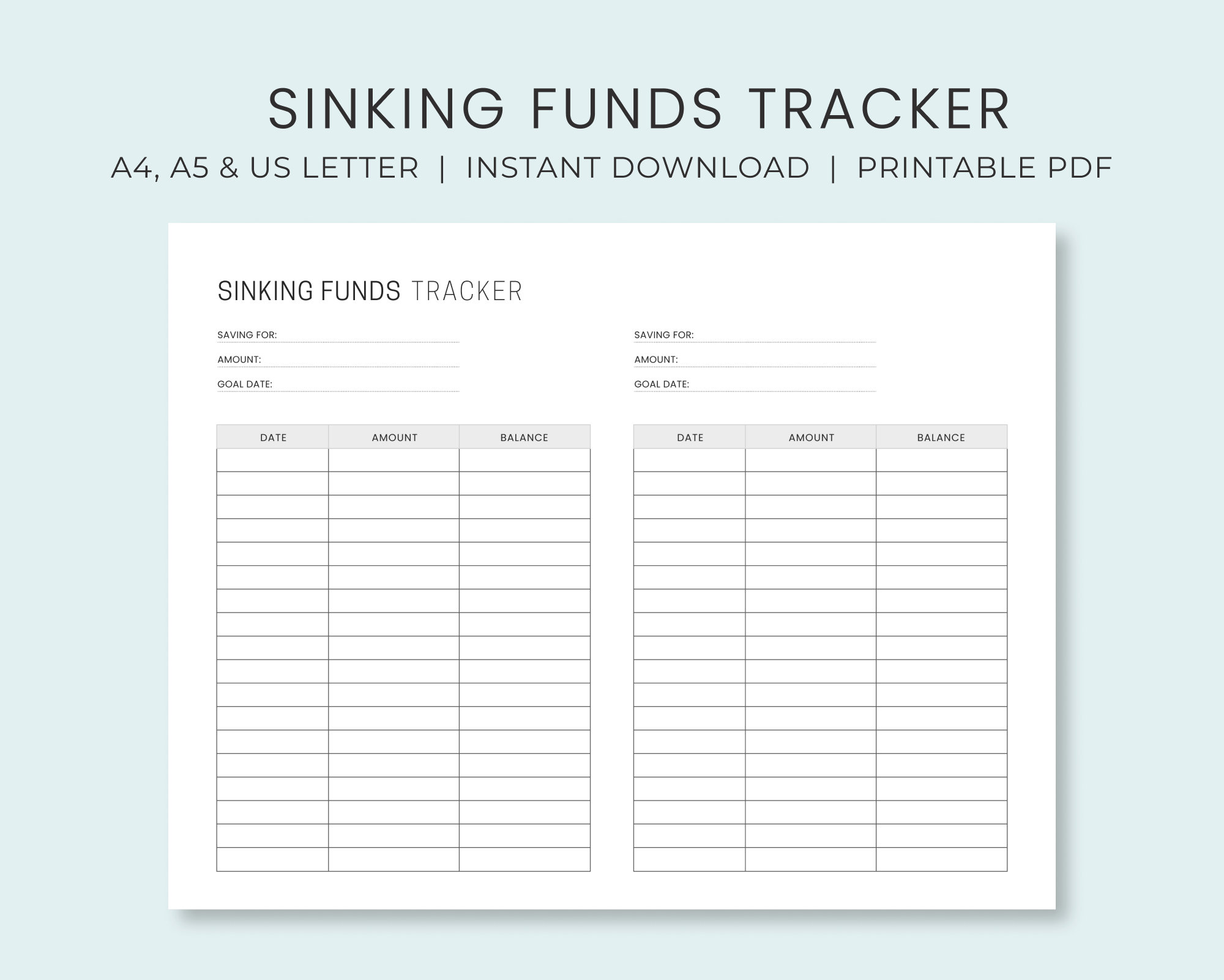 sinking-funds-tracker-printable-sinking-funds-list-savings-tracker-savings-goal-a4-a5-us-letter-instant-download-etsy for Downloadable Sinking Funds Tracker Free Printable Sinking Funds Tracker Printable | Sinking Funds List | Savings Tracker | Savings Goal | A4 A5 & US Letter | Instant Download - Etsy for Downloadable Sinking Funds Tracker Free Printable