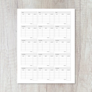 Monthly Budget Planner Printable | Financial Planning for Money ...