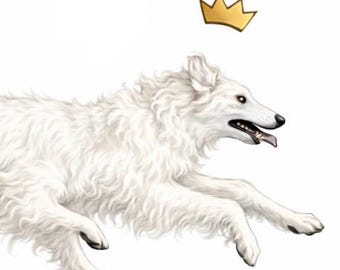 Pegatina del Rey de los Perros Fideos