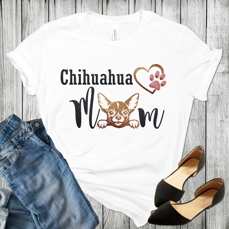 Chihuahua Mom SVG Cut File Svg Studio Cricut Silhouette - Etsy