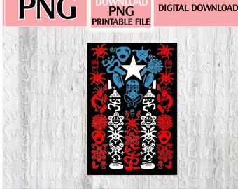 Puerto Rico Flag | Taino Symbols | Boricua
