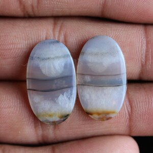 Montane Agate Oval Shape Matching Pair,,25X14X3mm( Free Drilling Available )
