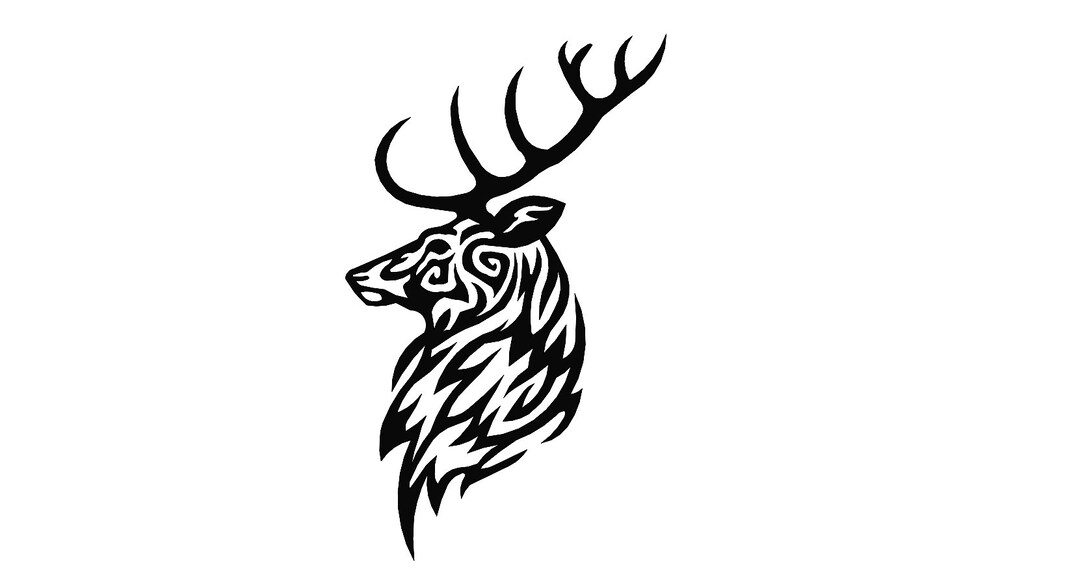 Deer Wall Decor Dxf Canadian Deer Svg Plasma Laser Etsy