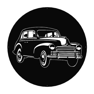 Classic car svg, Cadillac dxf, Plasma, Laser, Waterjet, svg, dxf, png, eps