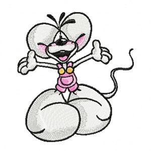 Diddl embroidery design