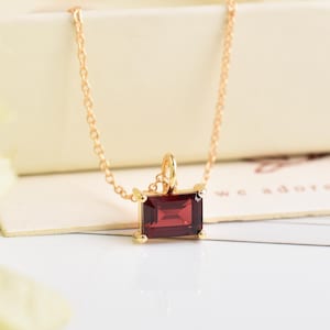 Baguette Necklace, Birth Month Necklace, Birth Stone Baguette Cut Choker, Necklace For Grandma Mom Jewelry Mother Day Bridesmaid Gifts