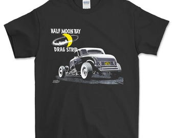 Half Moon Bay Vintage car T-Shirt, Brizio Products Tee