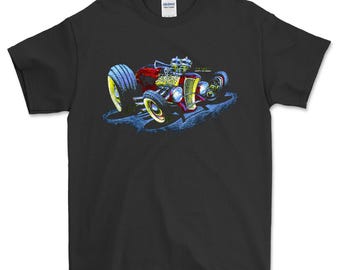 Red roaster Vintage car T-Shirt, Brizio Products Tee