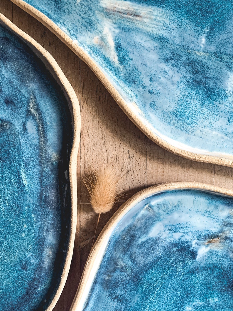 Ocean ceramic plates image 2