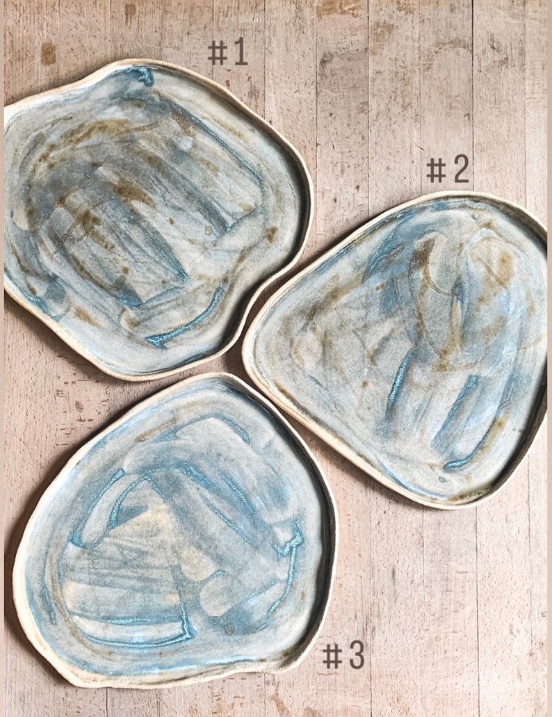 Ocean ceramic plates image 3