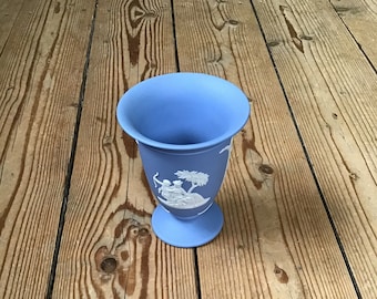 Wedgwood Jasperware Pale Blue 5” vase