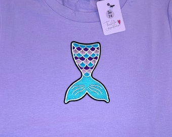 3-6M Graphic Tee Mermaid Tail