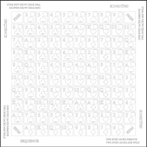 Volgorde bordspel ALLEEN DIGITALE BESTANDEN .dxf .eps .svg .ai .pdf
