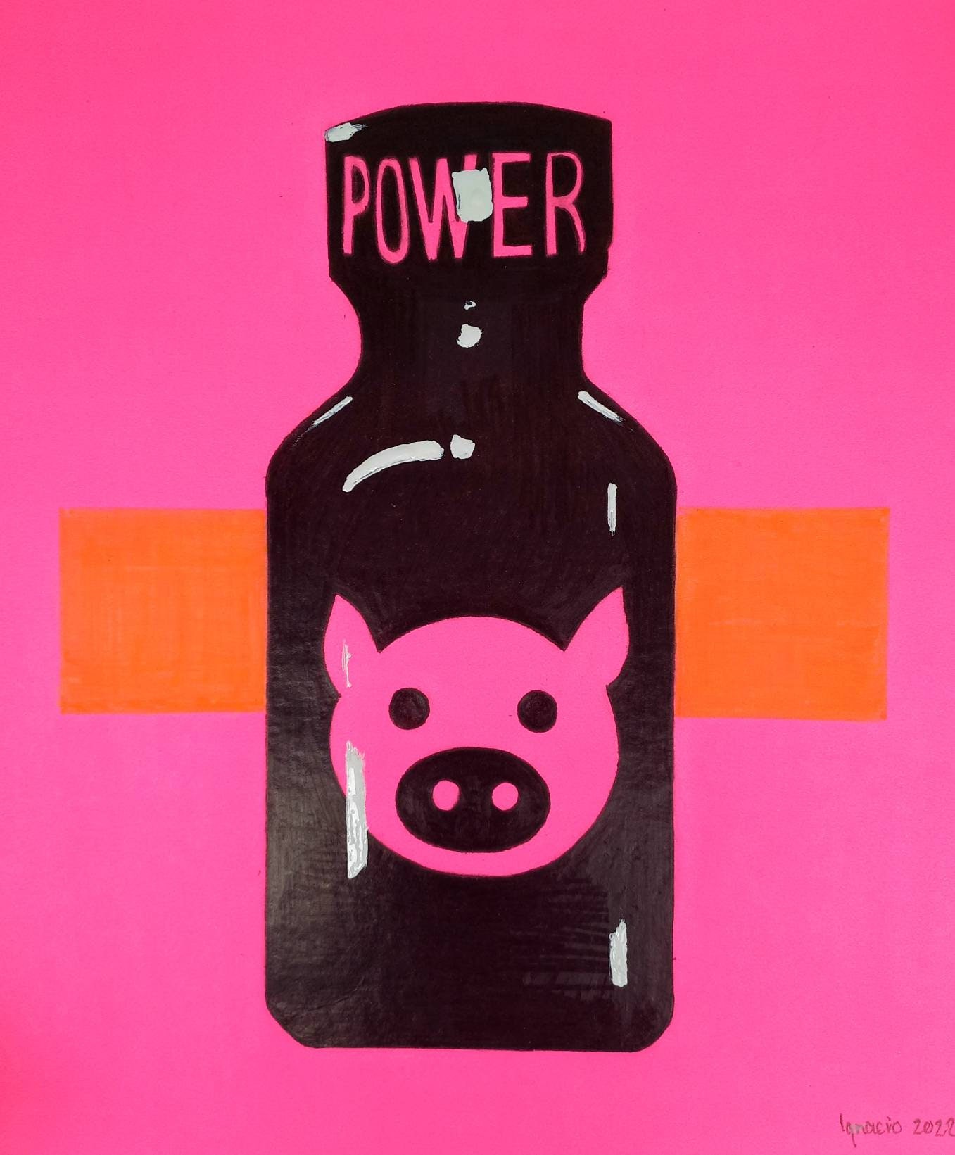 Empowerment, Poppers, Gay Art, Lgbt, Gay Drug,gay Poppers,original