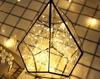 Mini Acrylic Crystal Chandelier String Lights 16ft Mini Acrylic Crystal Chandelier String Lights 16ft