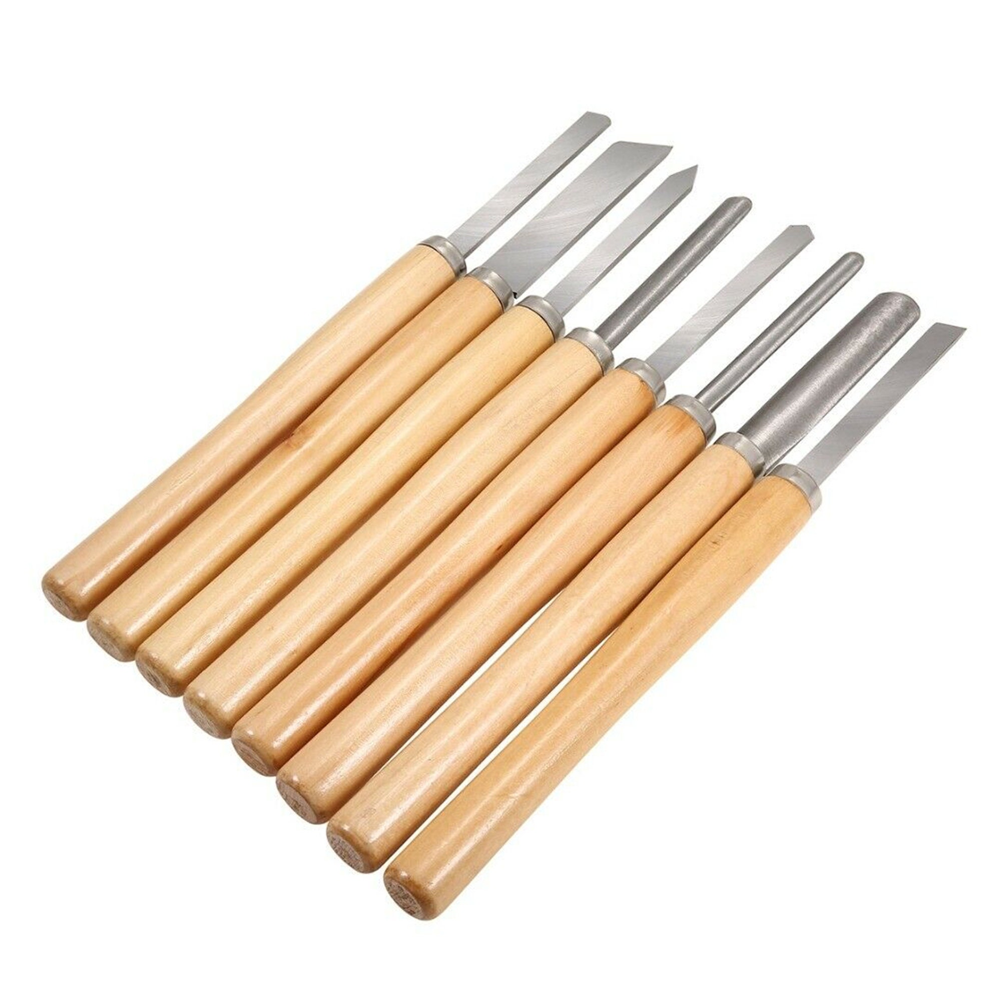 8Pcs Wood Turning Lathe Chisel Set Spear Wood Woodworking Etsy
