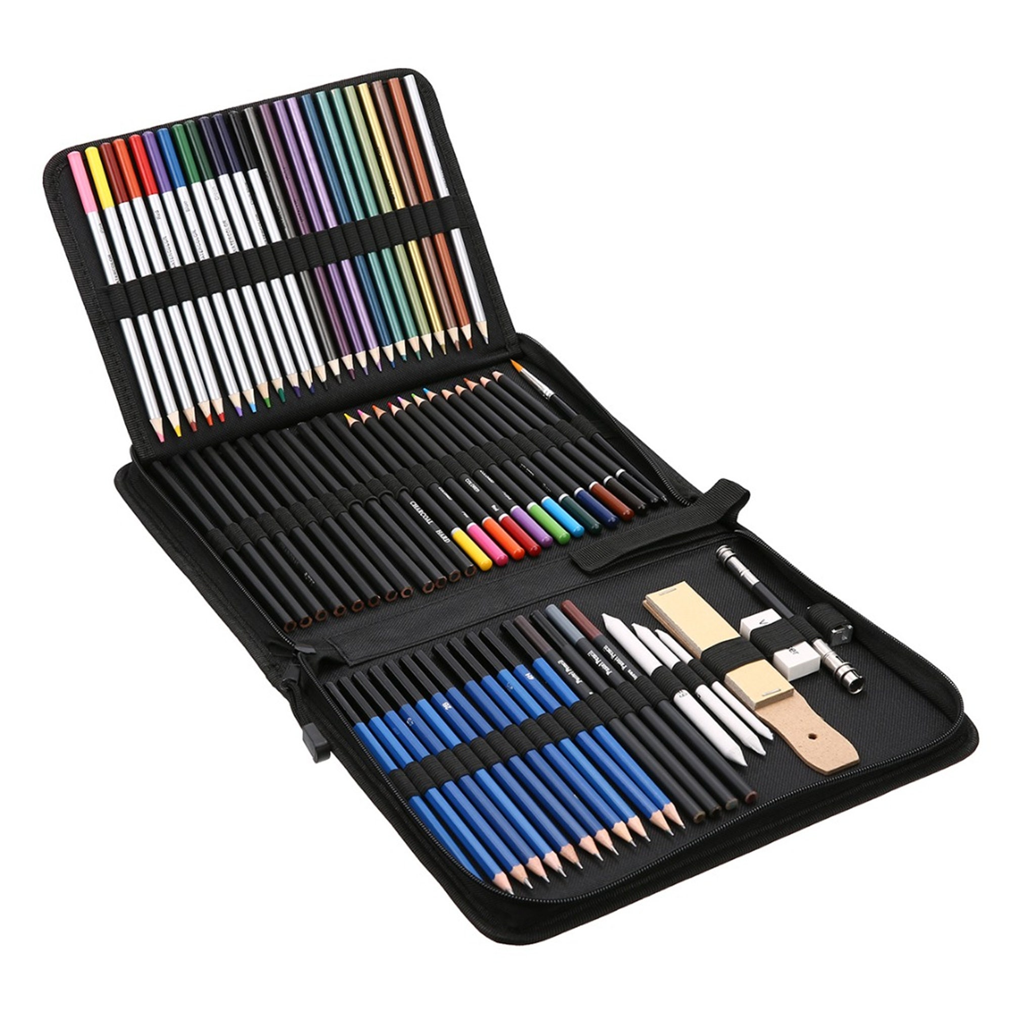 72PCS Professional Artist Pencils Set Drawing Sketching Etsy