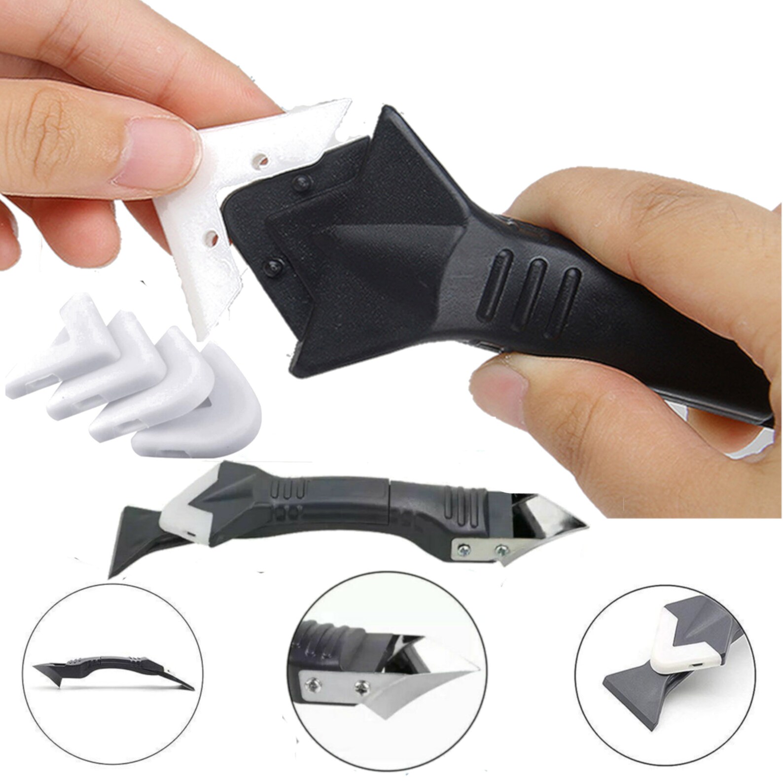 3 in 1 Silicone Sealant Remover Tool Kit Set Scraper Mould Etsy