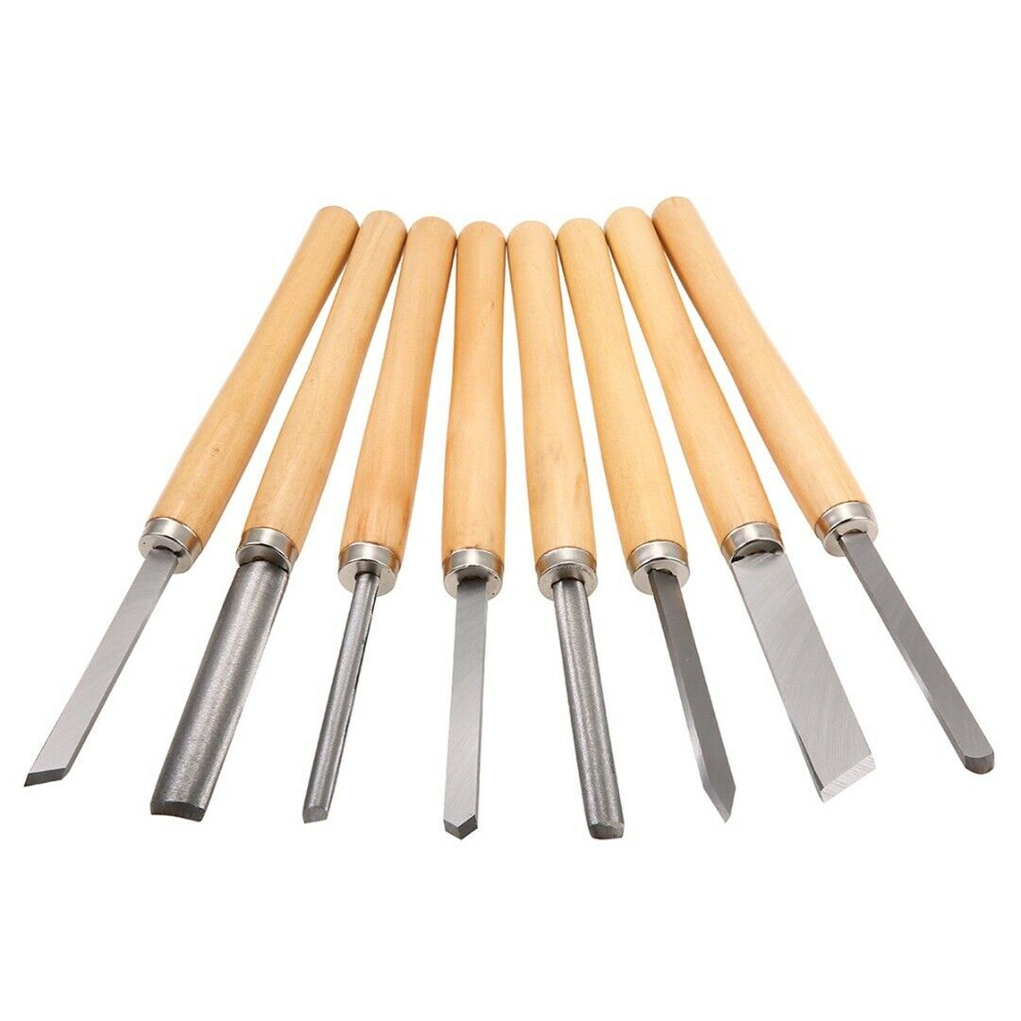8Pcs Wood Turning Lathe Chisel Set Spear Wood Woodworking Etsy