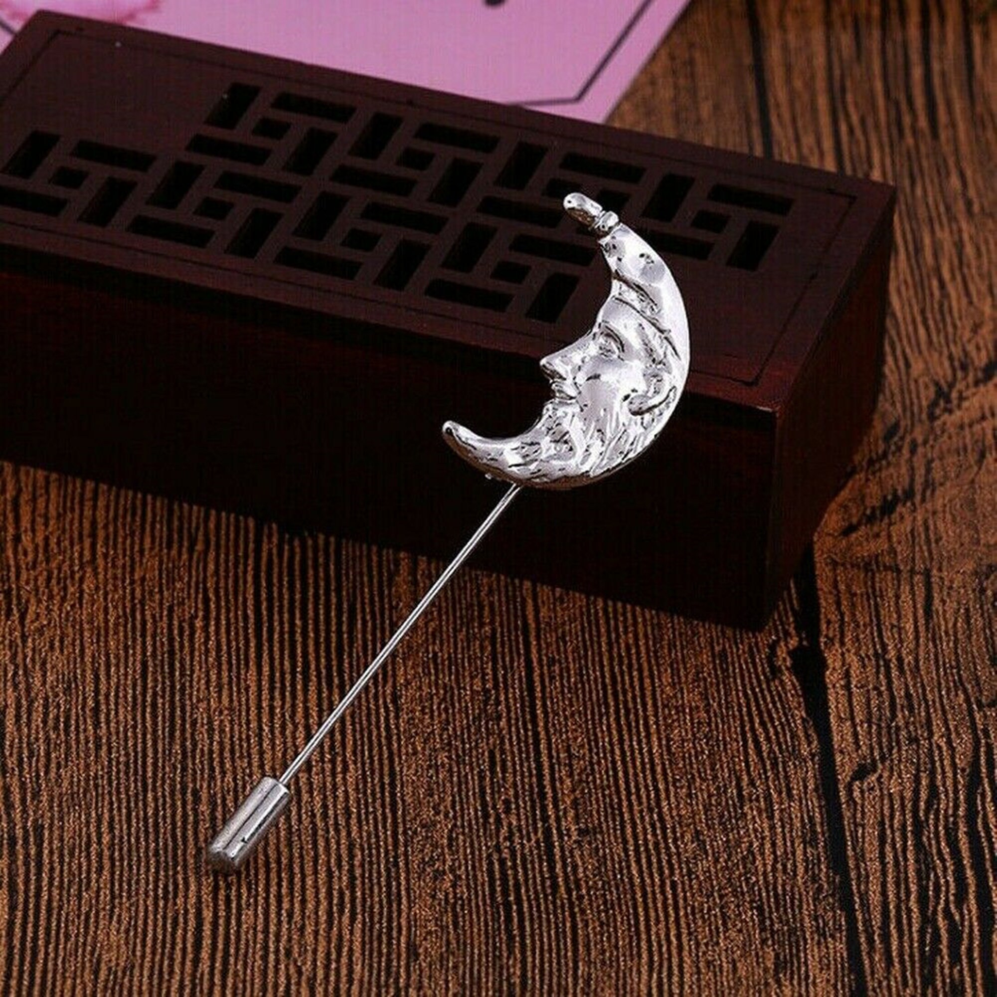 Men's Brooch Metal Gold Pin Brooch Vintage Decorative Etsy