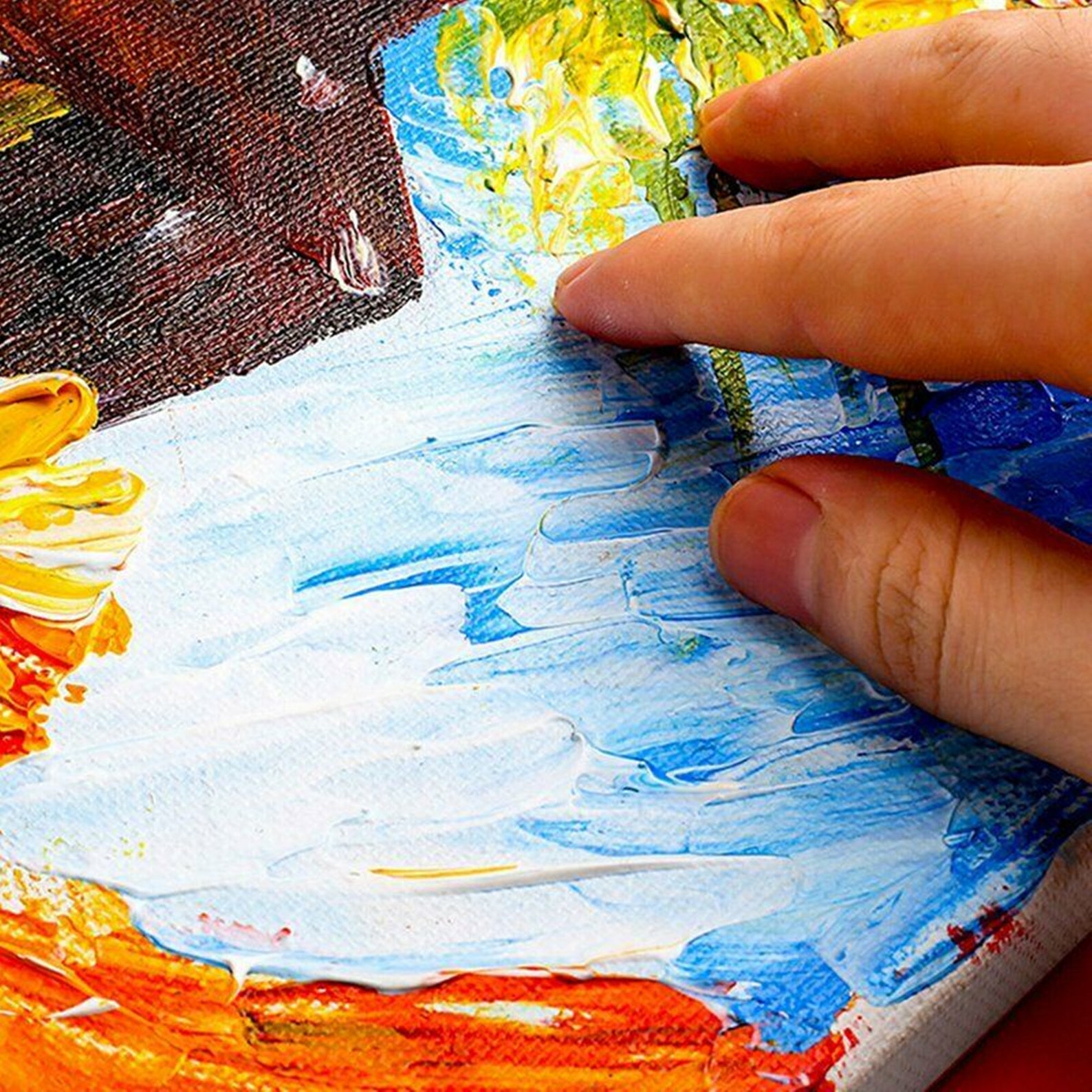 Blank Artist Canvas Art Board Plain Painting Stretched Framed Etsy