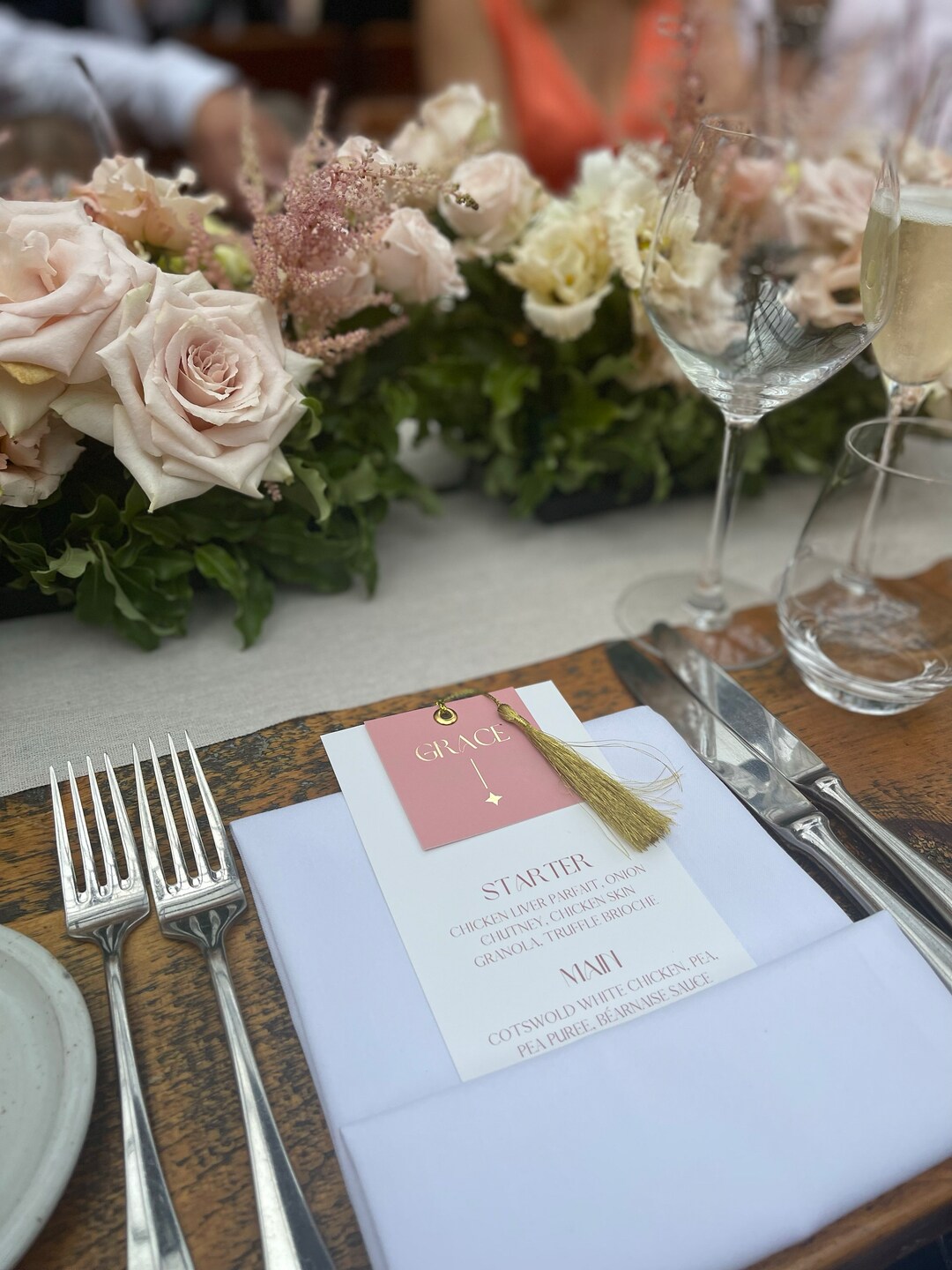Personalised Wedding Menus With Name Card Foiling Tassel Etsy personalised-wedding-menus-with-name-card-foiling-tassel-etsy