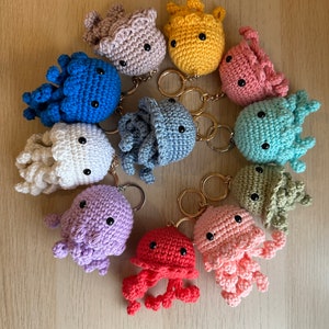 Llavero Pulpo Amigurumi imagen 4