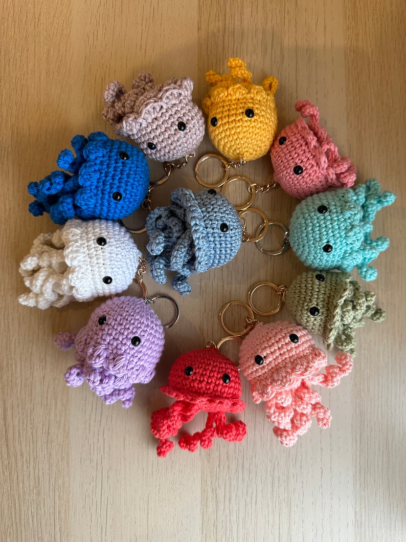 Llavero Pulpo Amigurumi imagen 4