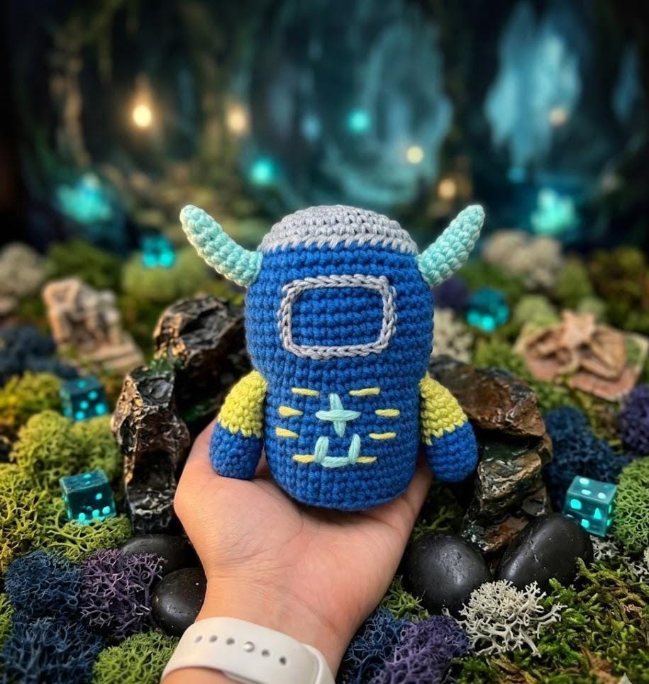 Handmade Crochet Minecraft Warden Plush – Gamer Decor - Etsy Finland