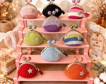 Portamonete all'uncinetto